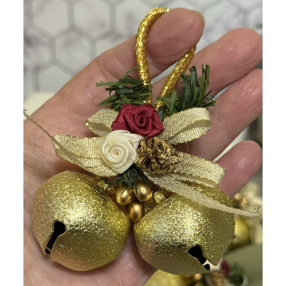Lot Of Beautiful Vintage Christmas Bell Napkin Ring Holders Collectibles - Picture 4 of 5